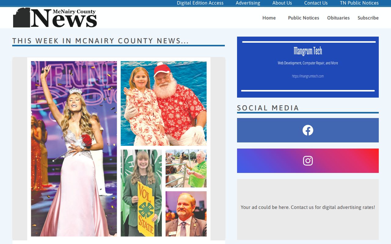 McNairy County News source for selected county arrest-record reporting