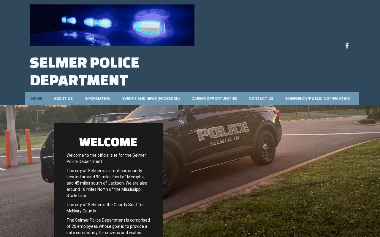 McNairy County Selmer Police source for municipal arrest records